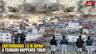 Baru Saja Terjadi T5UN4M1 Dahsyat di Jepang Setelah Diguncang Gempa Besar 7,6 M Hari Ini...