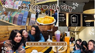 Exploring Majnu ka Tila || Ama cafe || Tried Laphing || Shopping|| Crazy day||