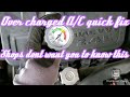 How to fix Overcharged A/C (Jeep Patriot Update) #share  #diy #subscribe