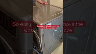 Easily moving our heavy washing machine