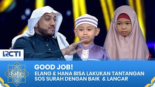 DENGAN BAIK! Elang & Hana Lakukan Tantangan SOS Surah | HAFIZ INDONESIA 2024