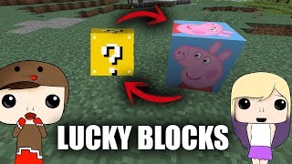 Me Enfrento A Lyna En Lucky Blocks Dani Vs Lyna Minecraft - dame tu cosita challenge con el team roblox getplaypk