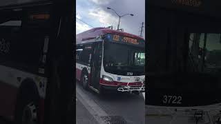 #shorts TTC 3722 on route 12D Kingston Road to University Of Toronto Scarborough Campus