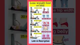 Lose weight fast at bed