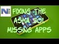 Fix Nokia Asha 501/5XX Missing Apps