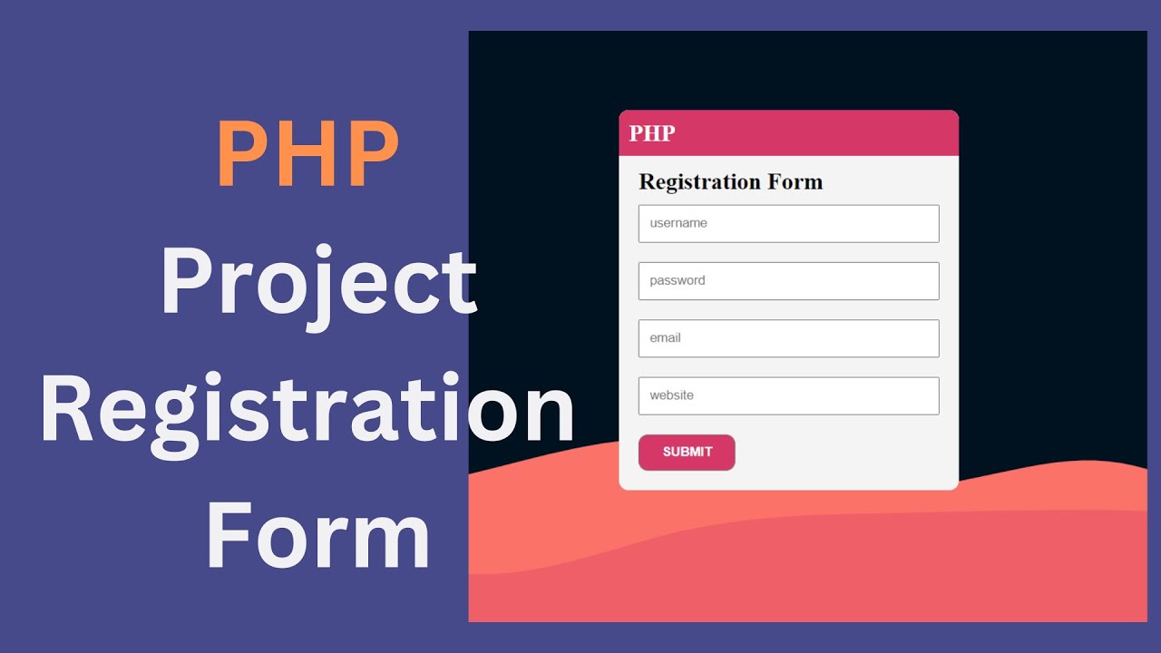 12 Registration Form | Second PHP Project | PHP 8 Beginners Tutorial ...