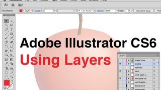 Adobe Illustrator CS6 - 3 - Using Layers