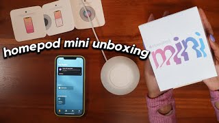 Unboxing the NEW Apple HomePod Mini smart speaker ✰
