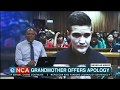 Ninow's grandmother offers emotional apology