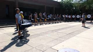 Michigan Marching Band Drum Line Step Show