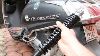 Access 125 - Shock Absorbers Changed - My First DIY