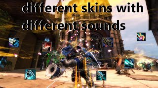 Guild Wars 2 - Skins that have different Sounds part1