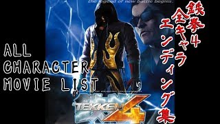 鉄拳4　エンディングムービー集　; TEKKEN4 ALL MOVIE LIST