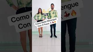Como Bailar Merengue con 4 Pasos 🕺🏻💃🏻🔥