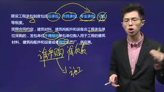 2021年一级建造师 《建设工程法规及相关知识》1V1直播 基础精讲班 HQ网校 安国庆 21讲 22讲 专题十一 建设工程承包制度、建筑市场信用体系建设