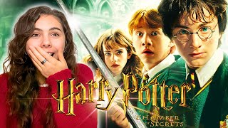 HARRY POTTER and the Chamber of Secrets MOVIE REACTION First Time Watching