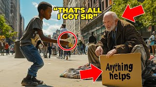 Black Boy Gives His Last $5 to a Homeless Man | And Discovers Who He Really Is