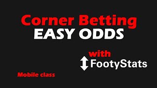 Corner betting made easy with footystats