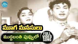 Muddabanthi Poovulo Video Song - Mooga Manasulu Movie Songs || ANR || Jamuna || Savitri