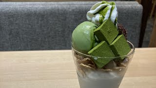 nana's green tea  抹茶生チョコレートパフェ