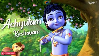 Achyutam Keshavam Krishna Damodaram - Maanya Arora | Shri Krishna Bhajan | 2021 | DJ AMAN MIX