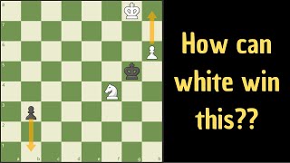 With some smart moves white can win this