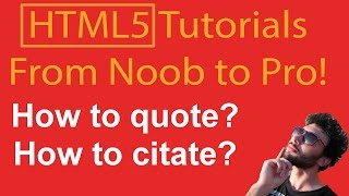 html5 tutorial #11 quotation and citation