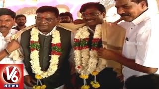 Telangana Govt Advisor G.Vivek Visits Chennur Constituency | Mancherial District | V6News