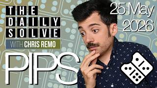 Pips - NYT Domino Puzzle Game - 25 May 2026