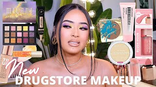 TESTING NEW DRUGSTORE MAKEUP 2022 ... OMG | Full Face First Impressions + Review | HITS + MISSES !