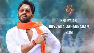 Allu Arjun DJ - Entry as Duvvada Jagannadam BGM | DJ BGMs | Allu Arjun BGMs