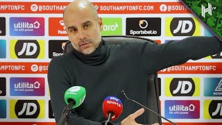 NO CHANCE in Manchester derby playing like that! | Pep Guardiola | Southampton 2-0 Man City