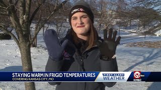 Gloves or mittens? KMBC meteorologist Brittany Foster breaks down which is better for the bitter ...