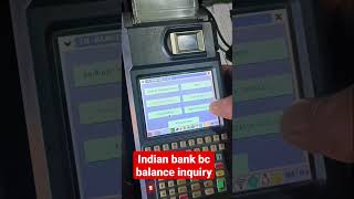 indian bank bc portal balance inquiry