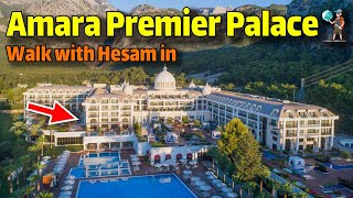 Amara Premier Palace Hotel Uall Inclusive ANTALYA WALKING TOUR Travel Vlog : Amara Premier Palace