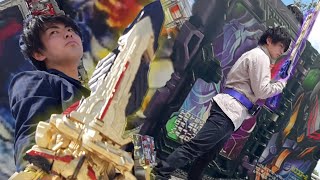 変身動画　諏訪が仮面ライダーソロモン　仮面ライダーカリバーに変身してみた！Kamen Rider Solomon　Kamen Rider Calibur Henshin