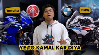 Yamaha VS BMW amazing bikes | Auto Expo 2025 | Bharat mandapam