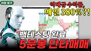 5분봉 단타 '최적화' 무료 보조지표 매매법 대공개