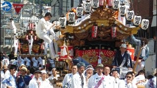 平成29年 六甲ファミリーまつり 蔵出し～待機場所 （上野・畑原）　灘区だんじり祭り