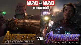 Avengers: Endgame vs. Avengers: Infinity War - Marvel vs. Marvel At the Movies.