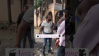 Ajaz khan shooting time #video