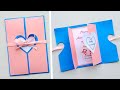 Beautiful Handmade Anniversary Card Idea / DIY Greeting  Cards for Anniversary/Valentine's day card