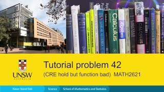 MATH2621 tutorial problem 42