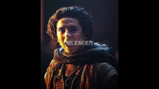 Paul Atreides | "Silence"🔥 | Dune: Part two | #1 Movie in the world👀 #dune #paulatreides
