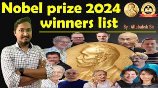 Nobel prize 2024 winners list | GK | #mytarget