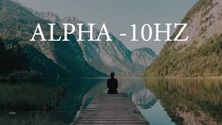 Alpha waves  10Hz 1H