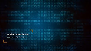 Optimization for FPL (with Excel) - Part 1