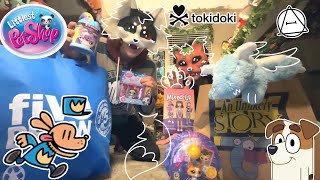 Therian's Haul and Unboxing - Jellycats, Dogman Books, Littlest Pet Shop, Bluey, and More