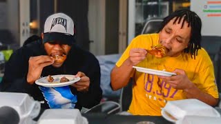 Agent Does A African Food Mukbang With Chris!