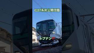 E257系5000系OM-91編成トプナン非公開団臨が逗子駅付近の踏切を通過‼️ #train #湘南新宿ライン #トプナンの呪い